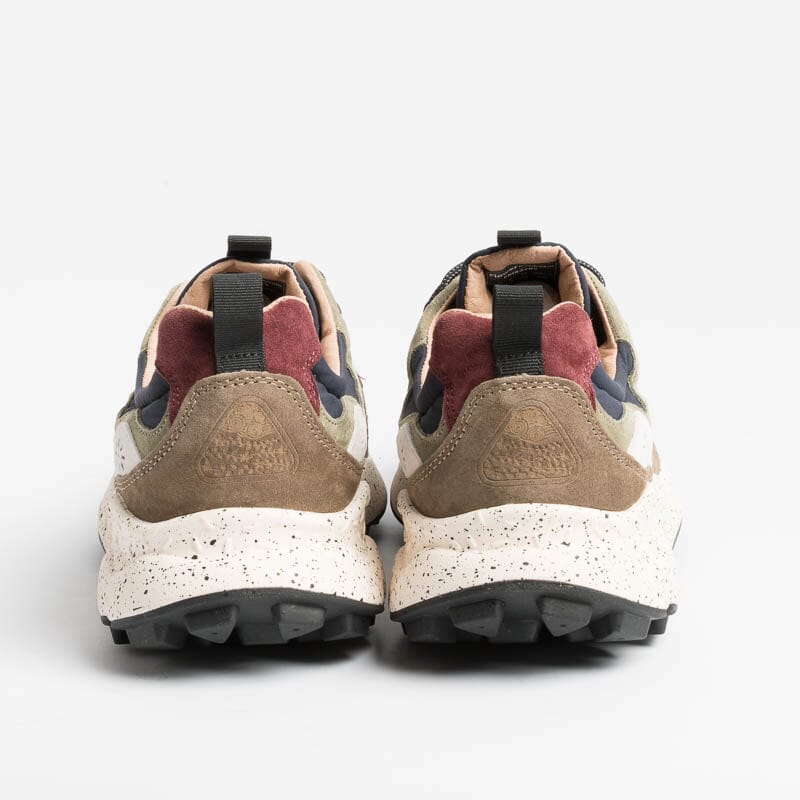 FLOWER MOUNTAIN - Sneakers Yamano 3 - 3D38 Blu/ Marrone Scarpe Uomo FLOWER MOUNTAIN