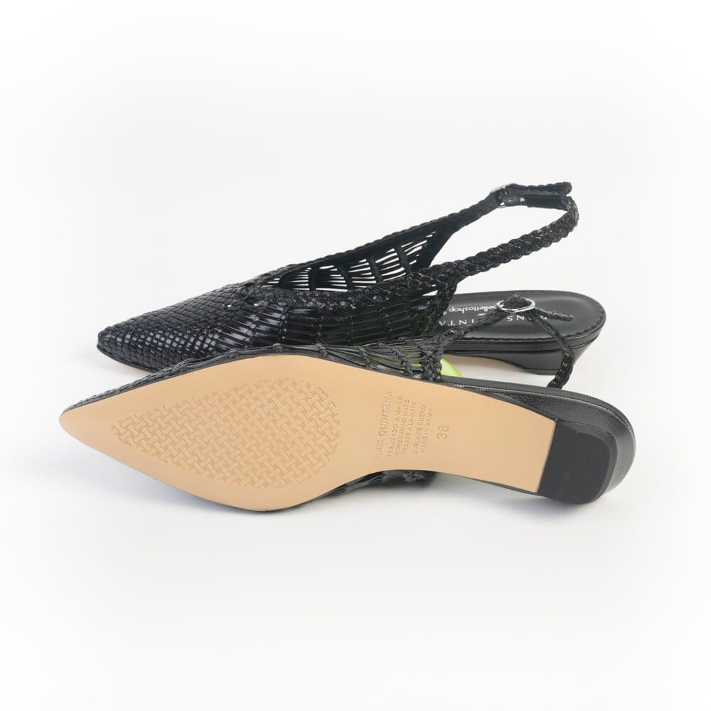 PONS QUINTANA - Sling Back - LUCY - 11935 - Nero Scarpe Donna PONS QUINTANA