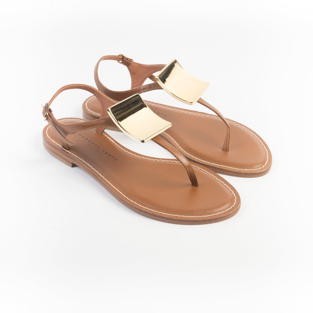 ROBERTO FESTA - Sandali infradito - Procida - Cuoio Scarpe Donna Roberto Festa