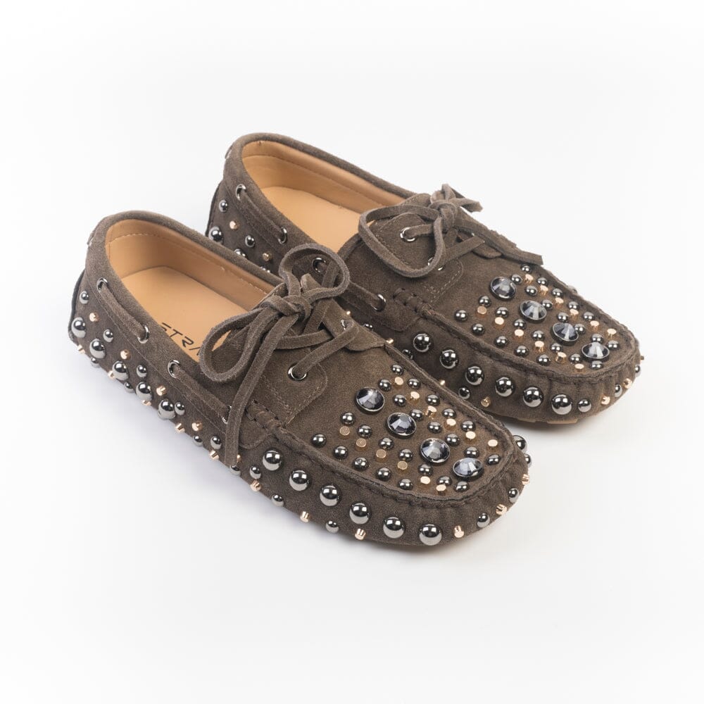STRATEGIA - Mocassino - R50 - Camoscio - Dark Brown Scarpe Donna Strategia
