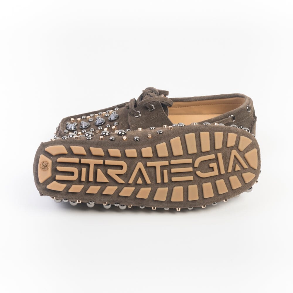 STRATEGIA - Mocassino - R50 - Camoscio - Dark Brown Scarpe Donna Strategia