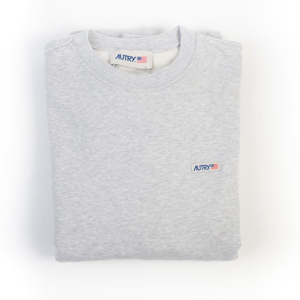 AUTRY - SWPMJM - Felpa girocollo - Grigio melange Abbigliamento Uomo AUTRY - Collezione uomo