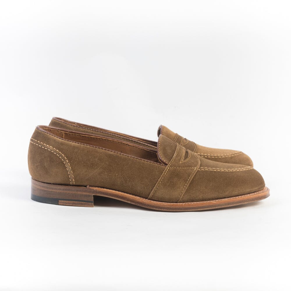 ALDEN - D0109 - Mocassino Full Strap - Camoscio Snuff Scarpe Uomo Alden