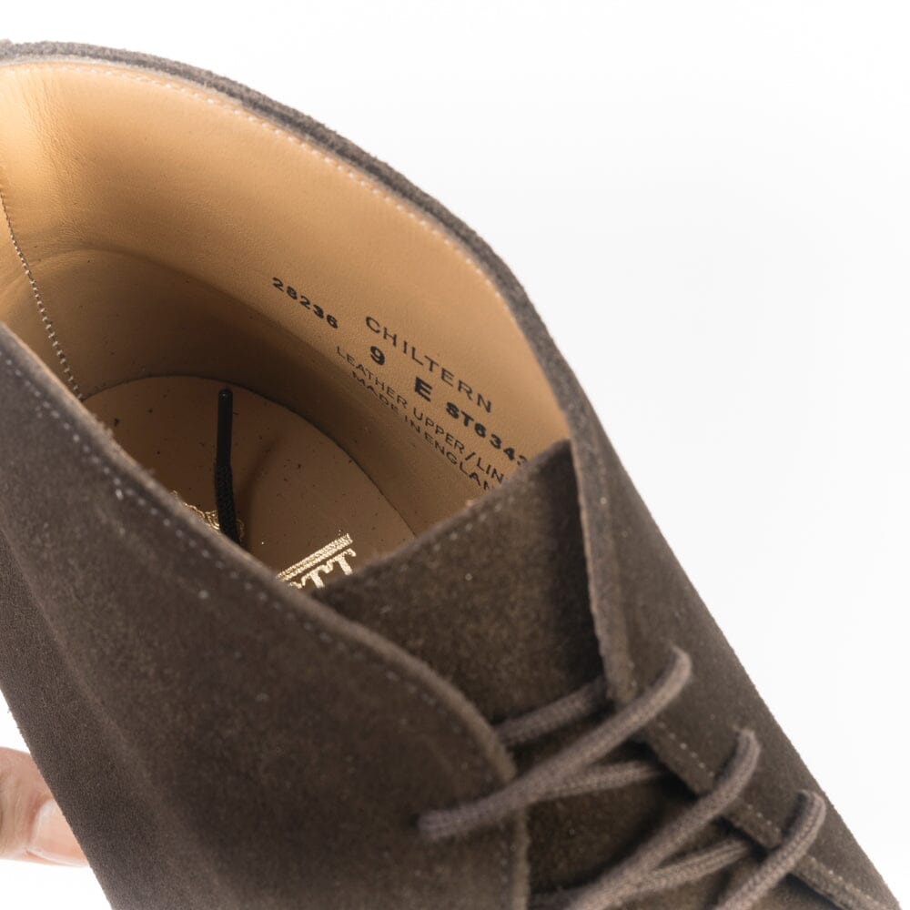 CROCKETT & JONES - Polacco - Chiltern - 28236A - Camoscio Testa di Moro Scarpe Uomo CROCKETT & JONES