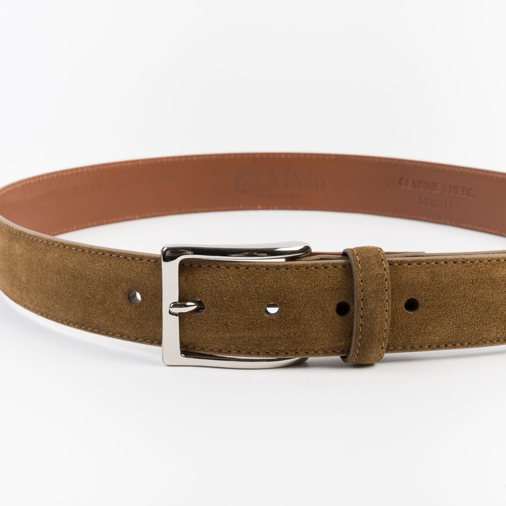 ALDEN - Cintura 5214 - Camoscio Snuff Accessori Uomo Alden