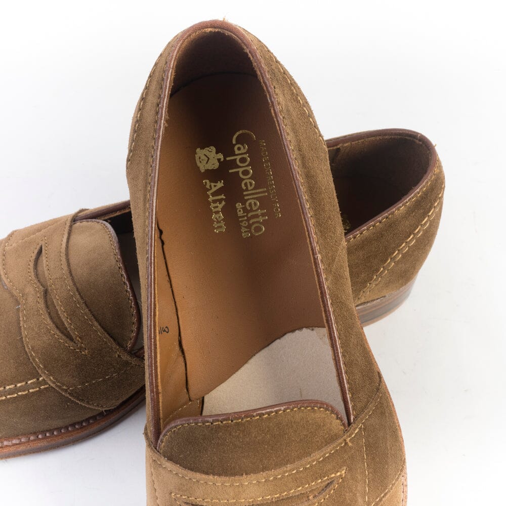 ALDEN - D0109 - Mocassino Full Strap - Camoscio Snuff Scarpe Uomo Alden