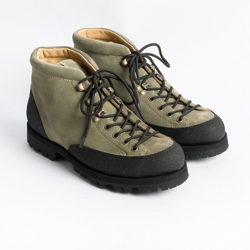 PARABOOT - 200550- YOSEMITE/JANNU - Noir Velour Olive Scarpe Uomo Paraboot
