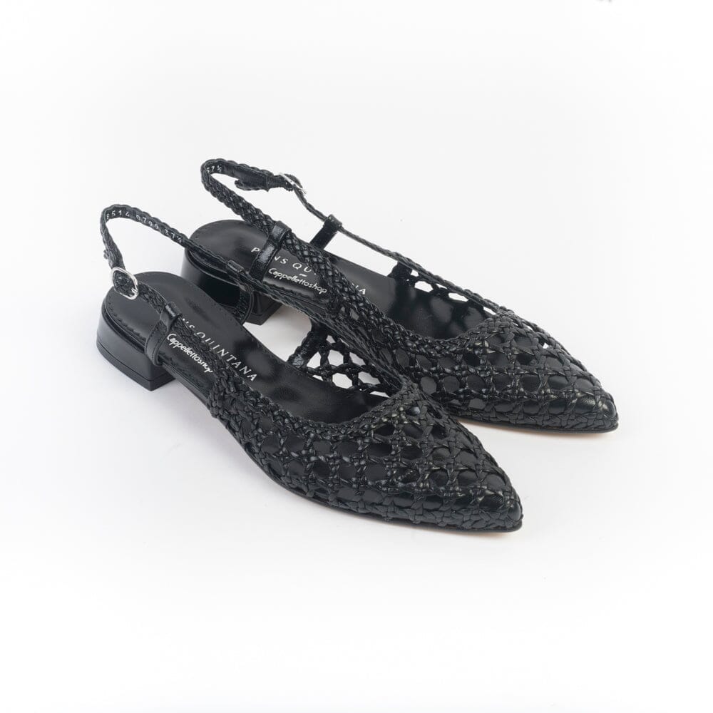 PONS QUINTANA - Sling Back - SONIA - 10799 - Nero Scarpe Donna PONS QUINTANA