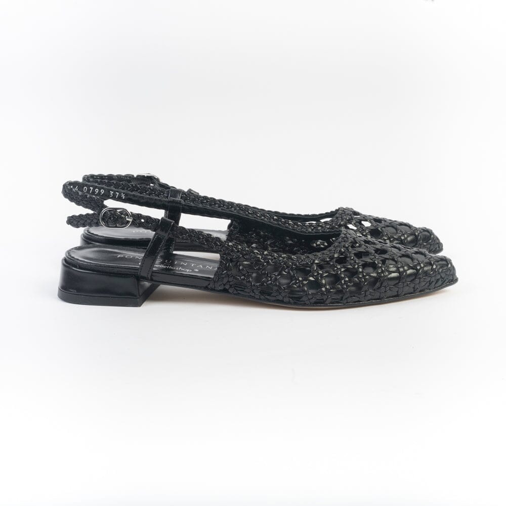 PONS QUINTANA - Sling Back - SONIA - 10799 - Nero Scarpe Donna PONS QUINTANA