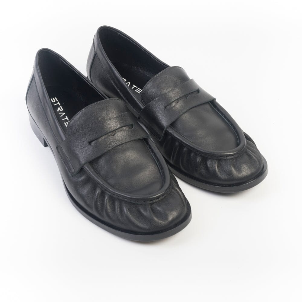 STRATEGIA - Mocassino - A6106 - Nappa Nero Scarpe Donna Strategia