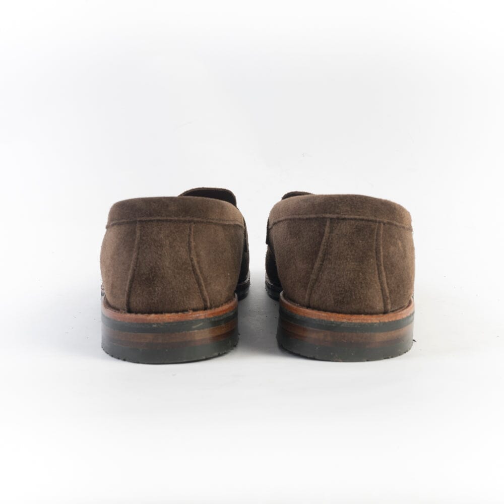ALDEN - 6224L - Mocassino Sfoderato - Camoscio Dark Brown Scarpe Uomo Alden