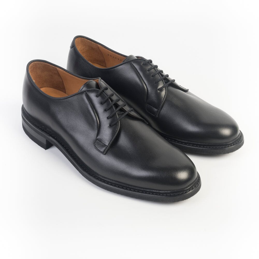 BERWICK 1707 - Derby - 4406 - Chateaubriand Nero Gomma Scarpe Uomo Berwick 1707