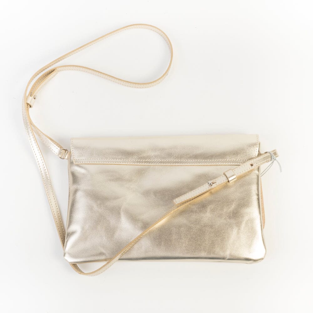 SACHET - Pochette - 3721 - Pelle Laminato Platino Borse SACHET
