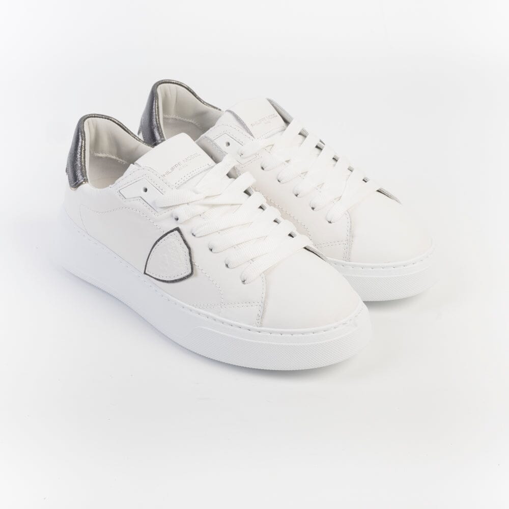 PHILIPPE MODEL - Sneakers Temple - BTLD VM06 - Bianco antracite Scarpe Donna Philippe Model Paris