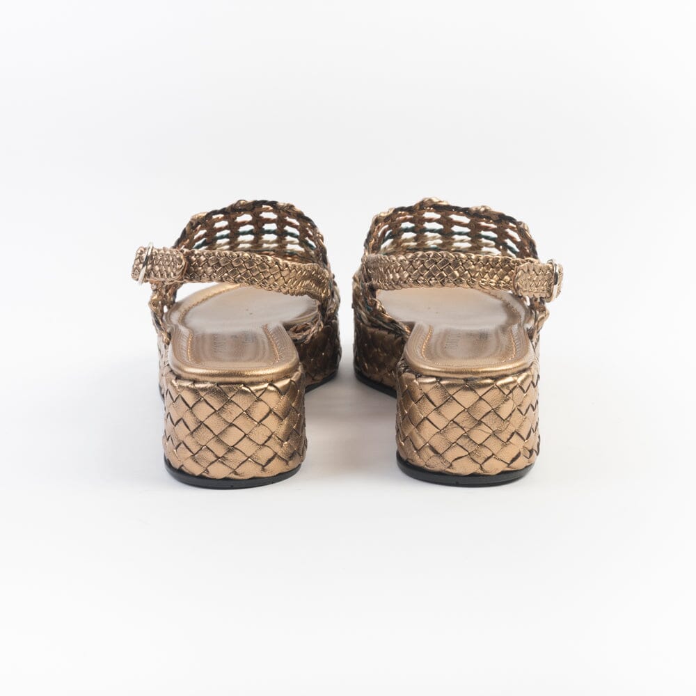 PONS QUINTANA - Sandali Zeppa - FORLI 10315 - Bronzo Oassi Multi Scarpe Donna PONS QUINTANA