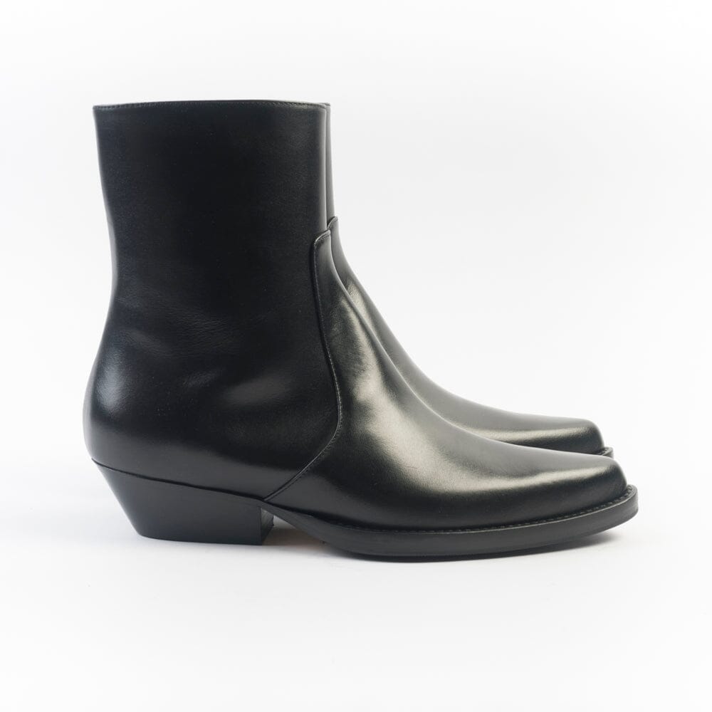 ANNA F - Texano - 9677 - Pelle Nero Scarpe Donna Anna F.