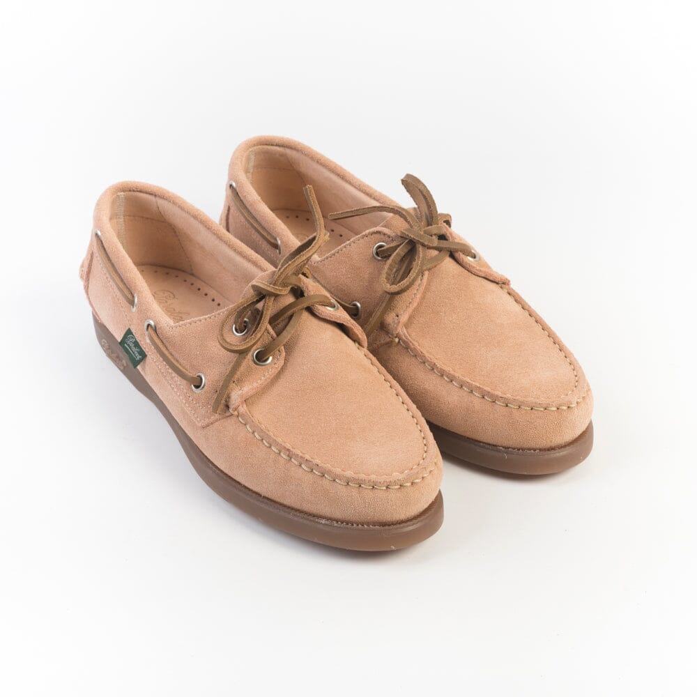 PARABOOT - BARTH F/MARINE - Scarpa da Barca - Allacciata 190838 - Camoscio Nudo Scarpe Donna Paraboot