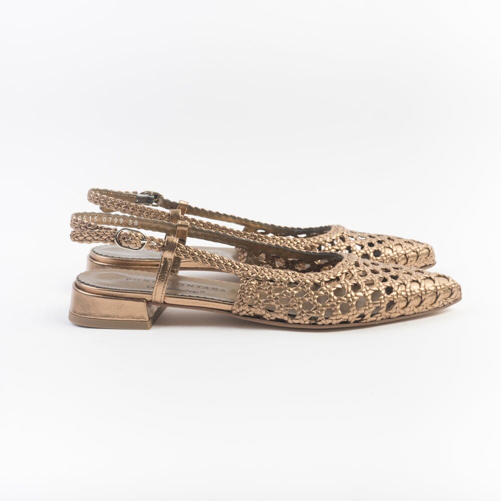 PONS QUINTANA - Sling Back - SONIA - 10799 - Bronzo Oassi Scarpe Donna PONS QUINTANA