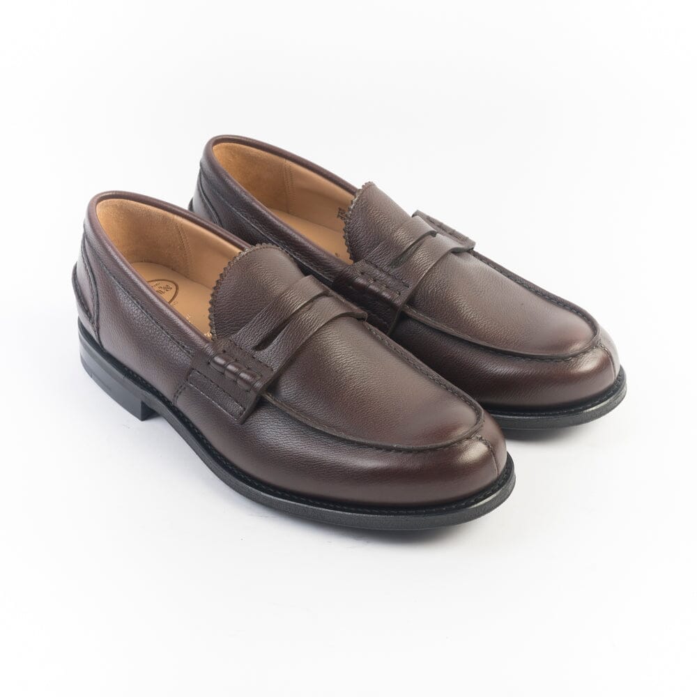 CHURCH'S - Mocassino - Pembrey - Grain Calf Marrone Scarpe Uomo Church's