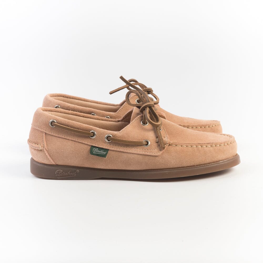 PARABOOT - BARTH F/MARINE - Scarpa da Barca - Allacciata 190838 - Camoscio Nudo Scarpe Donna Paraboot