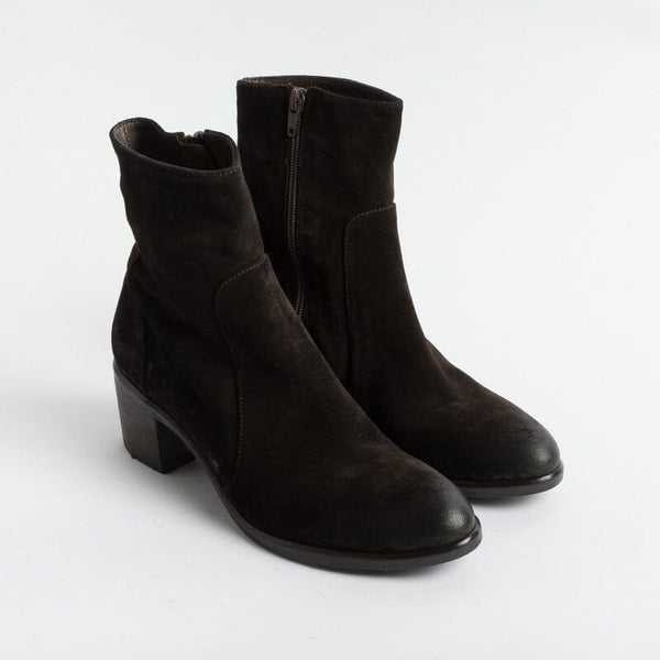 STRATEGIA - Stivaletto A5540 - Velour Ebano Wash Scarpe Donna Strategia