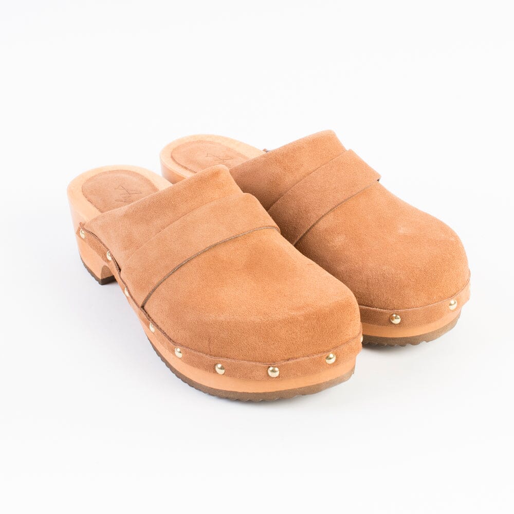 ARGILLA - Sabot - ASIAGO - Camoscio Brandy Scarpe Donna ARGILLA - Collezione Donna