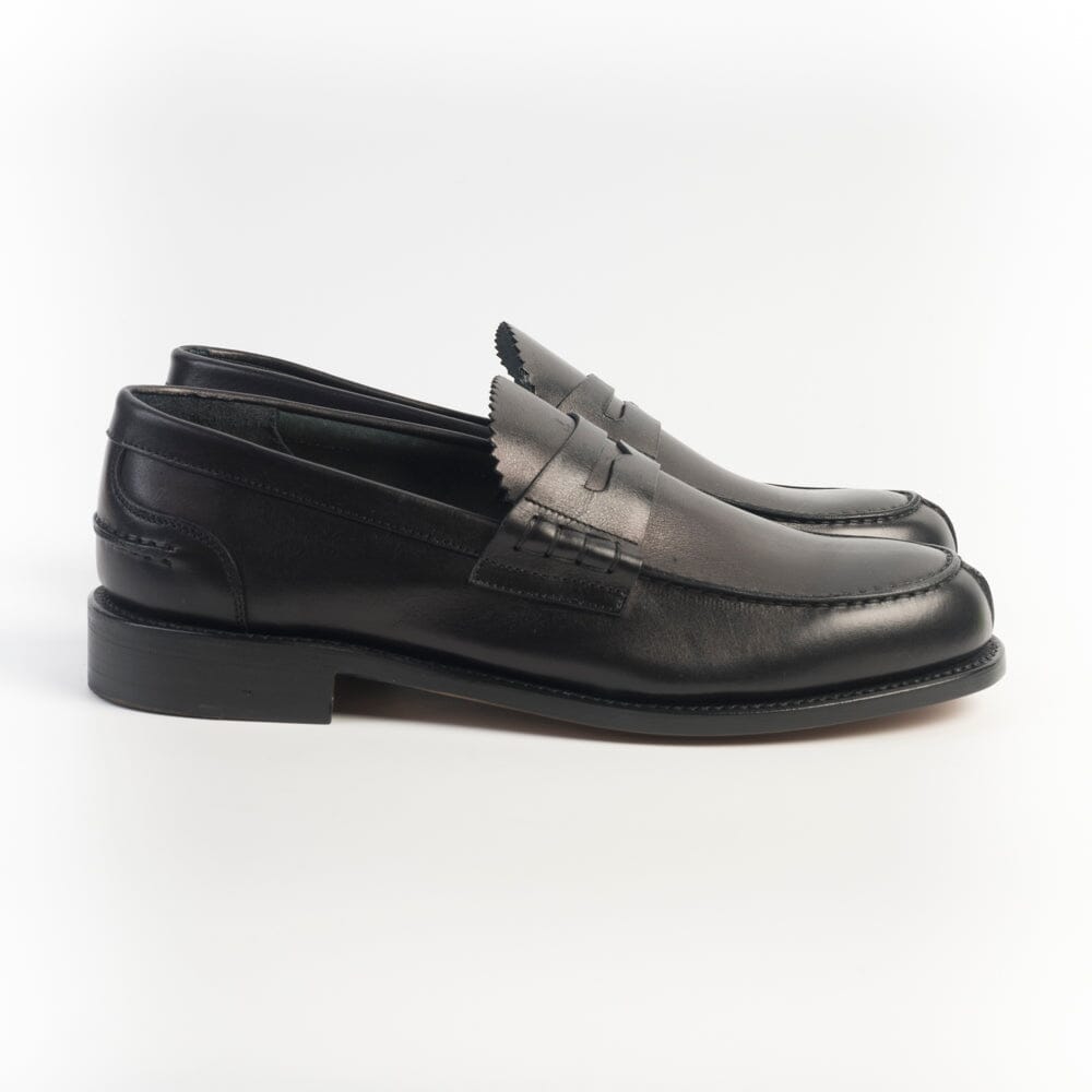 BERWICK 1707 - Mocassino - 5169 - Chateaubriand Nero Cuoio Scarpe Uomo Berwick 1707