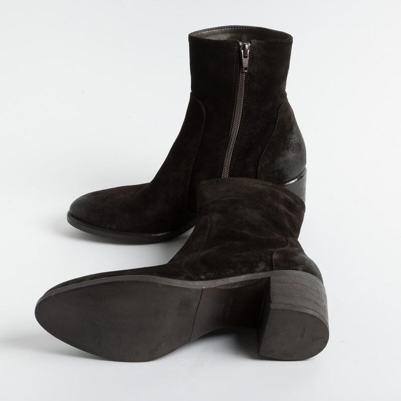 STRATEGIA - Stivaletto A5540 - Velour Ebano Wash Scarpe Donna Strategia
