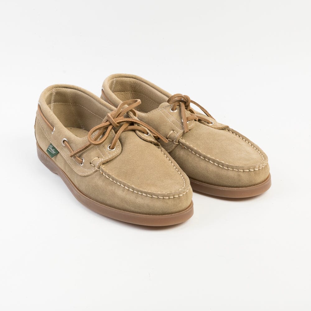 PARABOOT - BARTH MARINE 780547 - Velour Sabbia Scarpe Uomo Paraboot