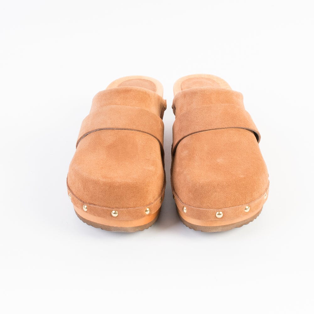 ARGILLA - Sabot - ASIAGO - Camoscio Brandy Scarpe Donna ARGILLA - Collezione Donna