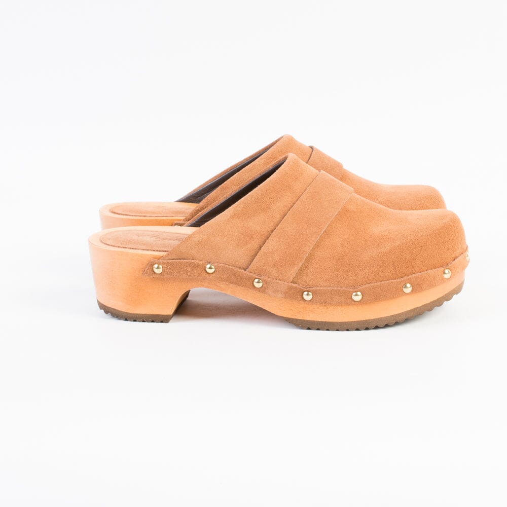 ARGILLA - Sabot - ASIAGO - Camoscio Brandy Scarpe Donna ARGILLA - Collezione Donna