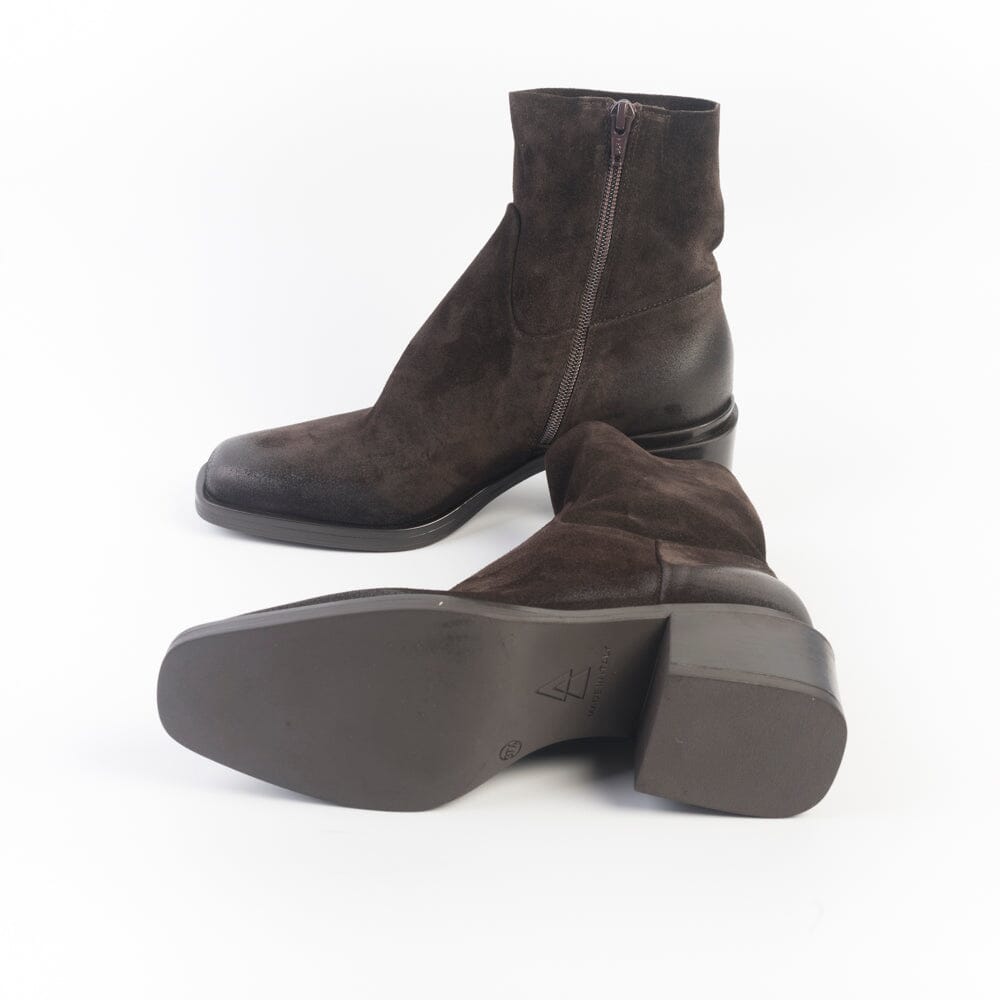 ELENA IACHI - Stivaletto - E4424 - Velour ebano Scarpe Donna Elena Iachi