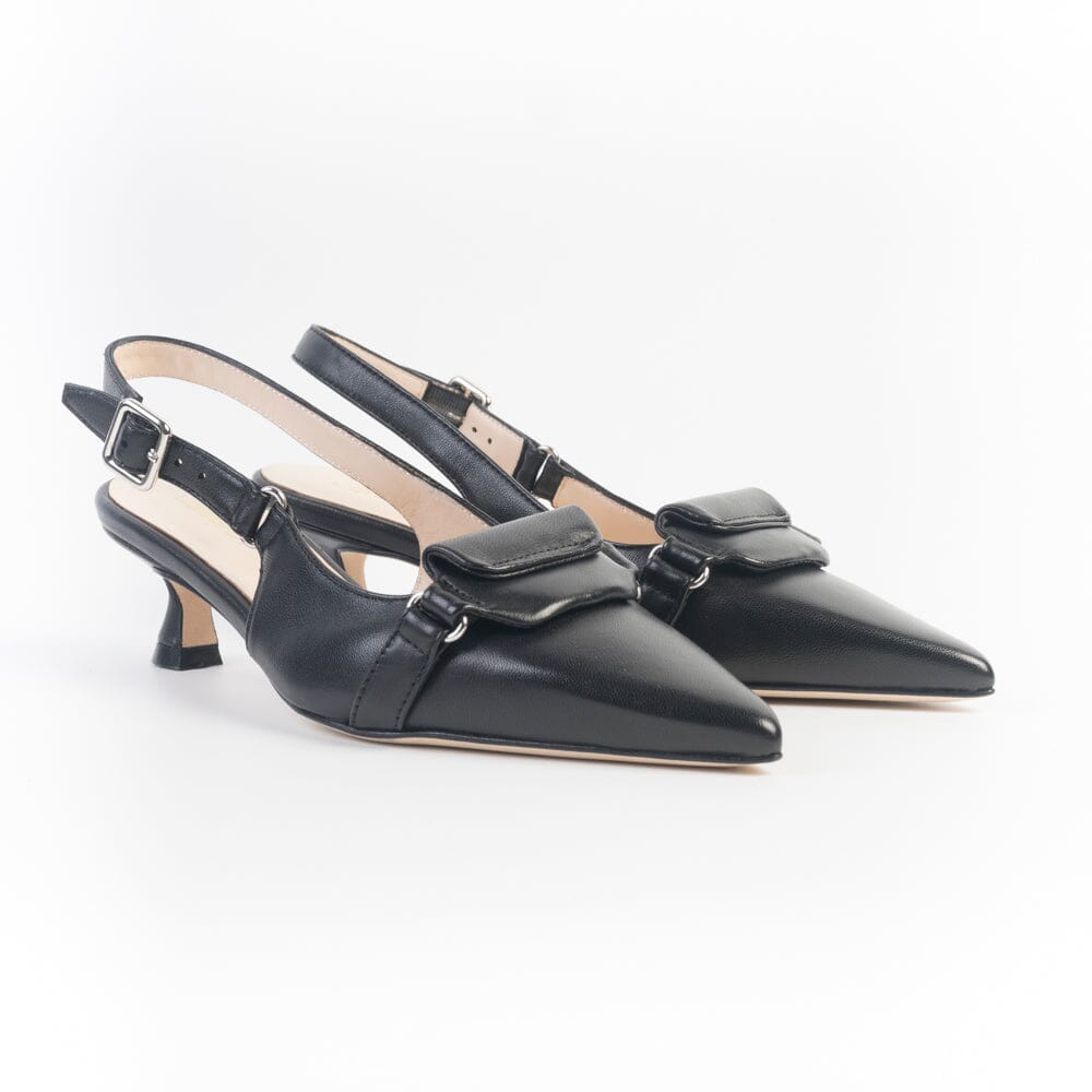 ANNA F. - Sling Back - 1932 - Nappa Nero