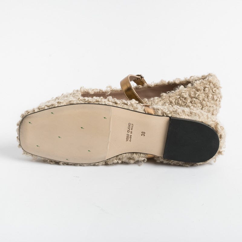 CHEVILLE - Ballerina - Nelda NA - Ricciolo Beige Scarpe Donna CHEVILLE