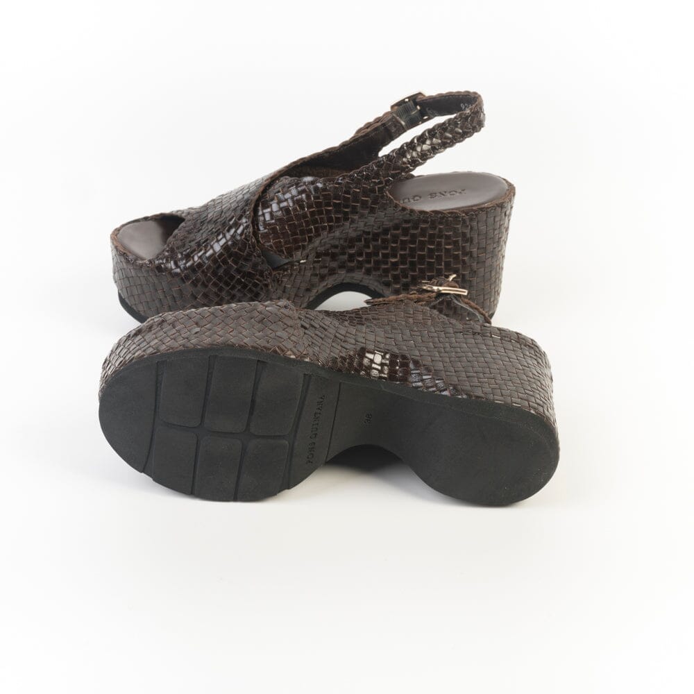 PONS QUINTANA - Sandali Zeppa - DELHI - 9241 - Caffè Scarpe Donna PONS QUINTANA