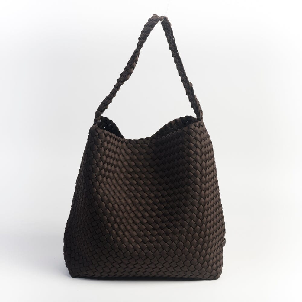 NAGHEDI - Borsa a spalla - Nomad Hobo Medium - Cioccolato Borse NAGHEDI