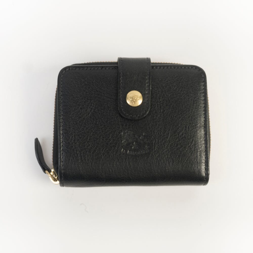 IL BISONTE - SMW067 - Portafoglio Donna - Nero Accessori Donna Il Bisonte
