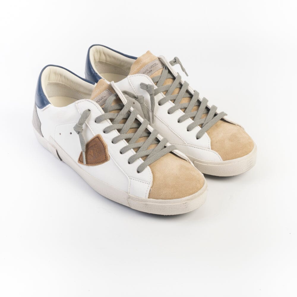 PHILIPPE MODEL - Sneakers - PRLU WX57 - Bianco blu Scarpe Uomo Philippe Model Paris