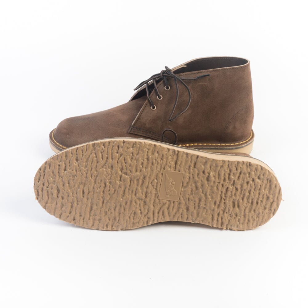 RED WING SHOES - Polacco Men's - 3315 - Chukka - Chocolate Scarpe Uomo Red Wing Shoes