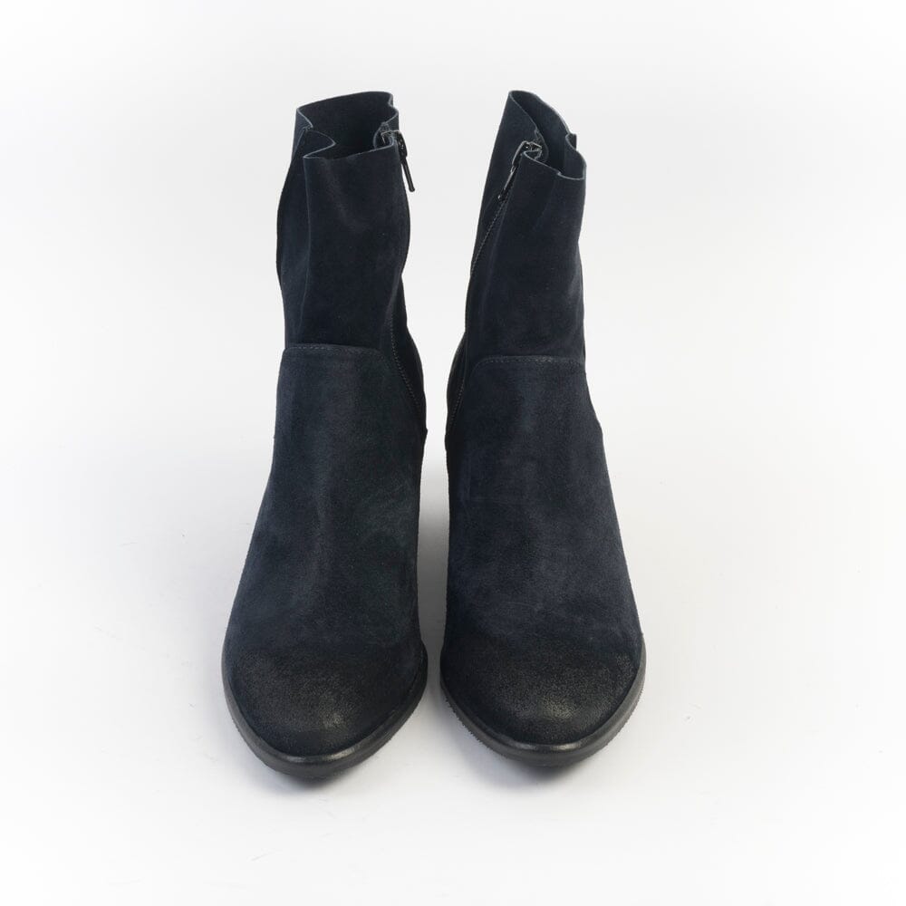 CAPPELLETTOSHOP - Stivaletto Texano 1951 - Sayo Blu Notte Scarpe Donna CAPPELLETTO 1948