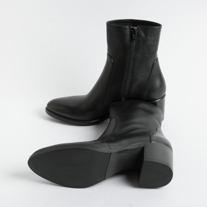 STRATEGIA - Stivaletto A5540 - Talco Nero Scarpe Donna Strategia