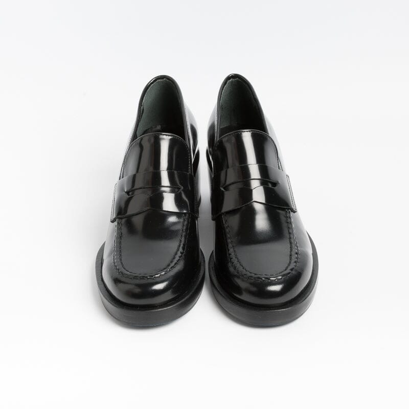 POESIE VENEZIANE - Mocassino Decolletè - SMA23 - Abrasivato Nero Scarpe Donna POESIE VENEZIANE