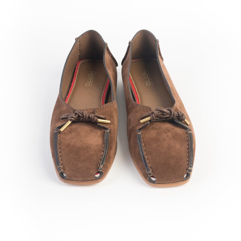 ALEXANDER HOTTO - Mocassino 69605 - Suede cuoio Scarpe Donna ALEXANDER HOTTO - Collezione Donna