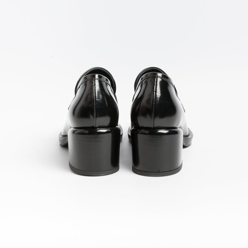 POESIE VENEZIANE - Mocassino Decolletè - SMA23 - Abrasivato Nero Scarpe Donna POESIE VENEZIANE