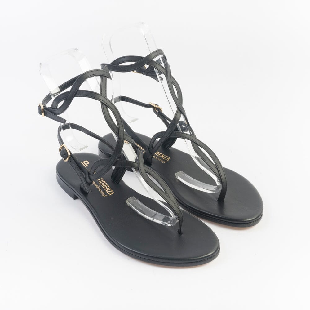 PAOLA FIORENZA - Sandali bassi infradito - SS2503 - Nero Scarpe Donna PAOLA FIORENZA