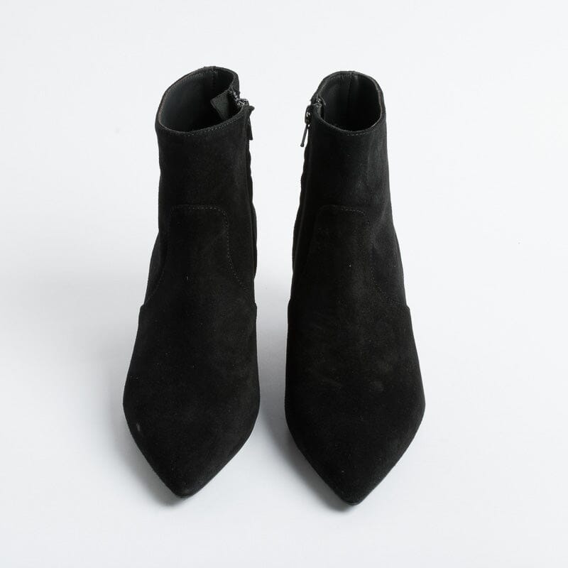 ANNA F - Stivaletto - 9760 - Velour Nero Scarpe Donna Anna F.