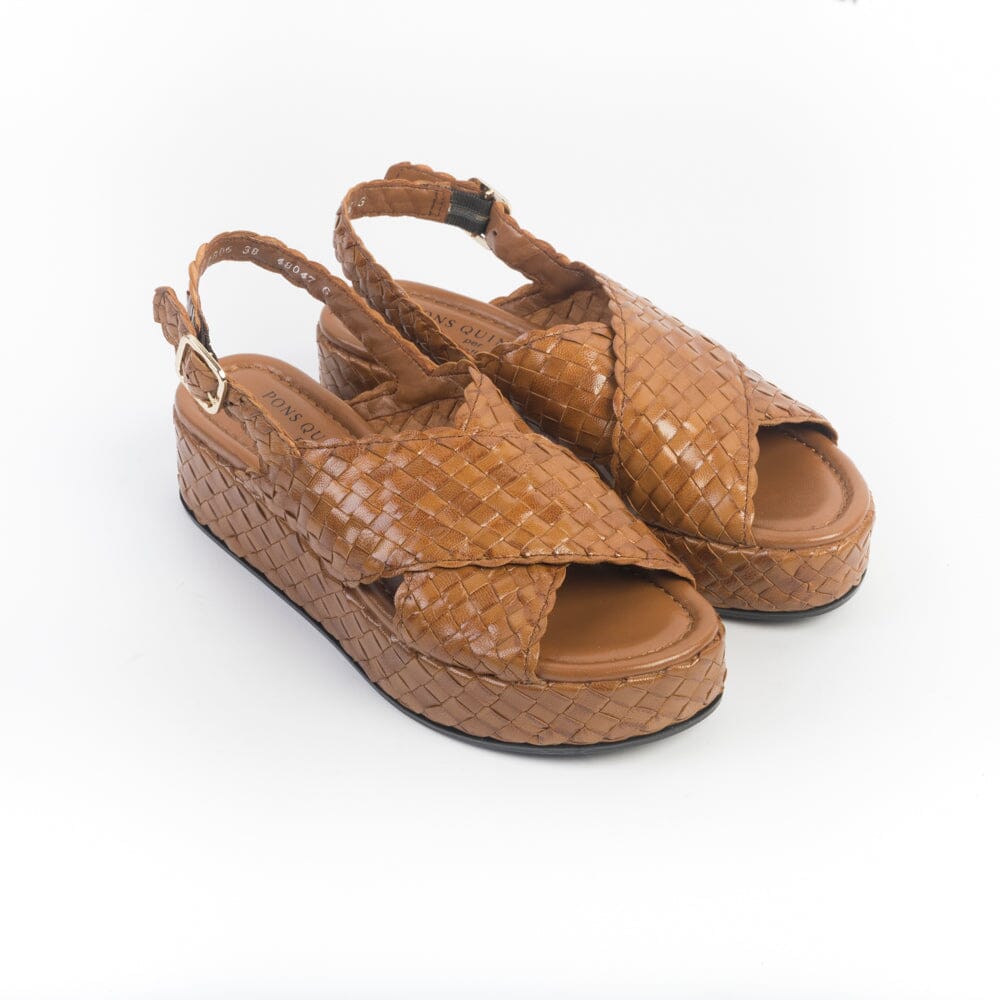 PONS QUINTANA Sandali Zeppa FORLI 9806 Toffe - Main Image