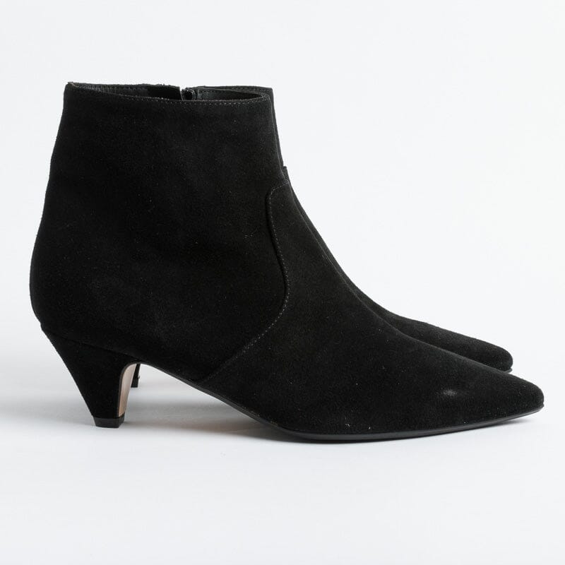 ANNA F - Stivaletto - 9760 - Velour Nero Scarpe Donna Anna F.