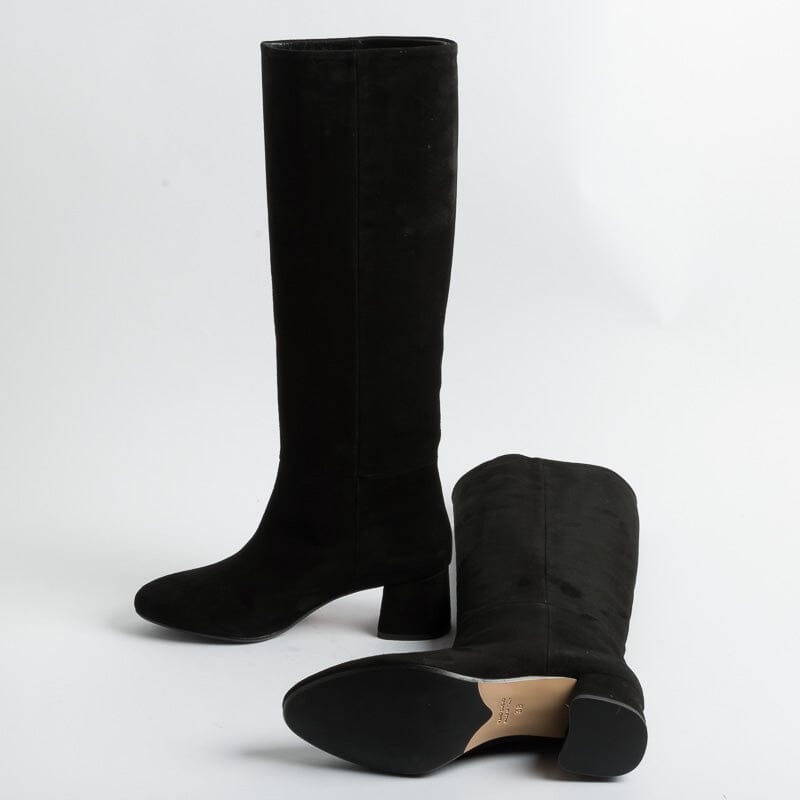 ANNA F - Stivali - 9788 - Camoscio - Nero Scarpe Donna Anna F.