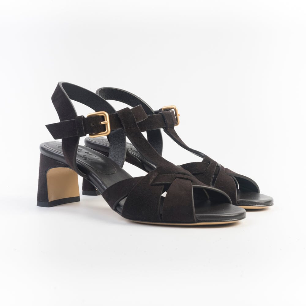 MARA BINI Venezia - Sandali con tacco - Z556 - Testa di Moro Scarpe Donna MARA BINI VENEZIA